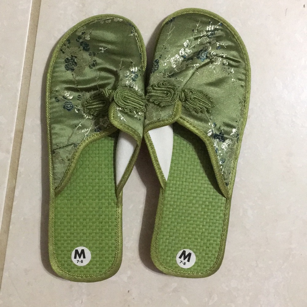 Chinese bamboo  slippers